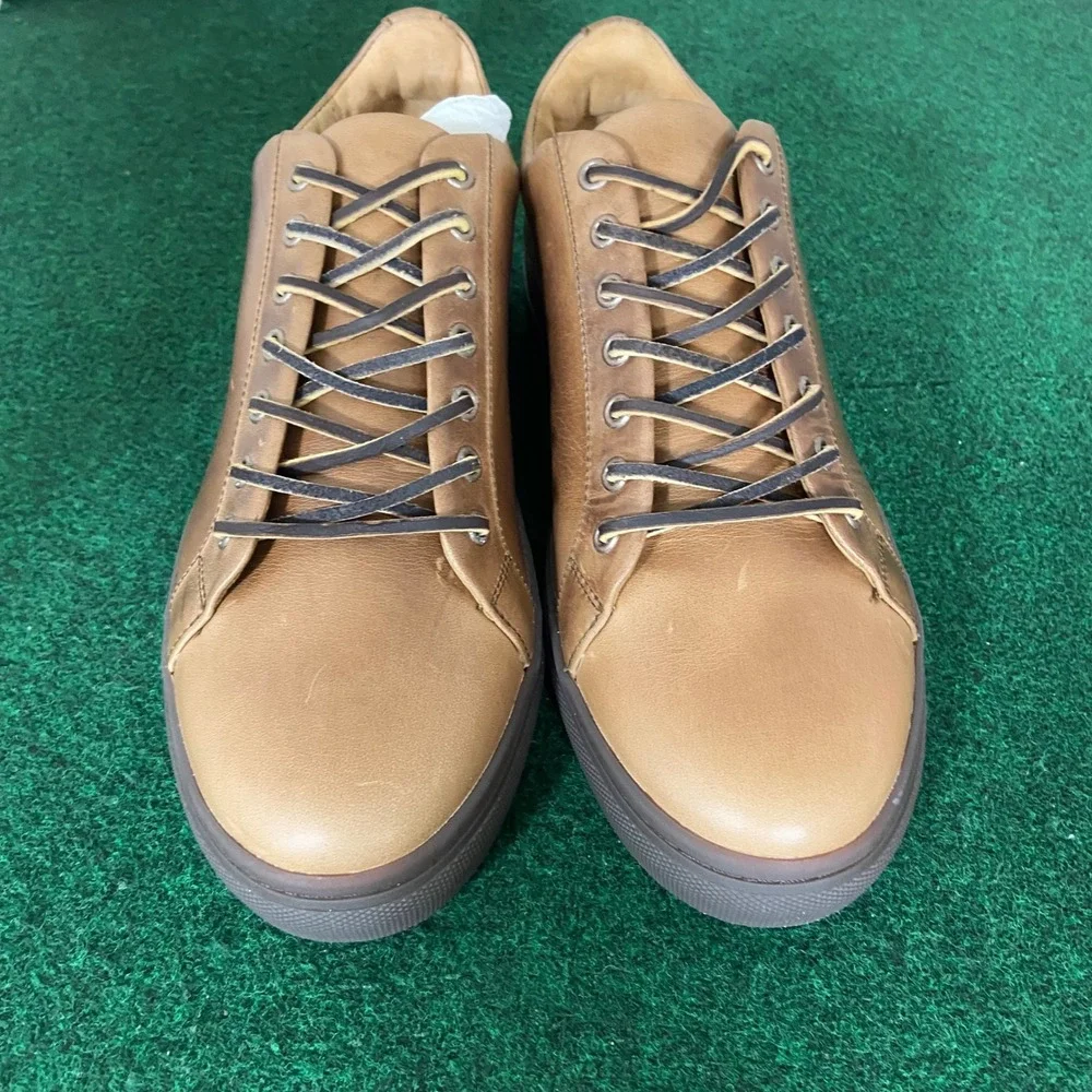 Thursday Boot Co Premier Low Top Mens 8.5 Toffee Leather Sneakers Handcrafted